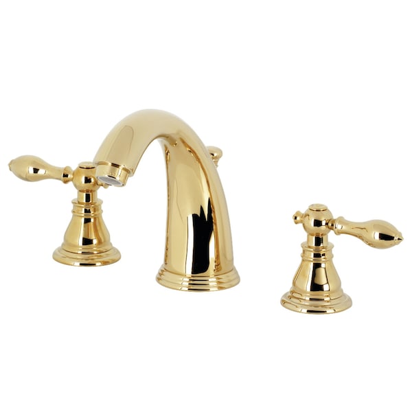 American Classic Widespread Bathroom Faucet W/Retail Pop-Up, Brass